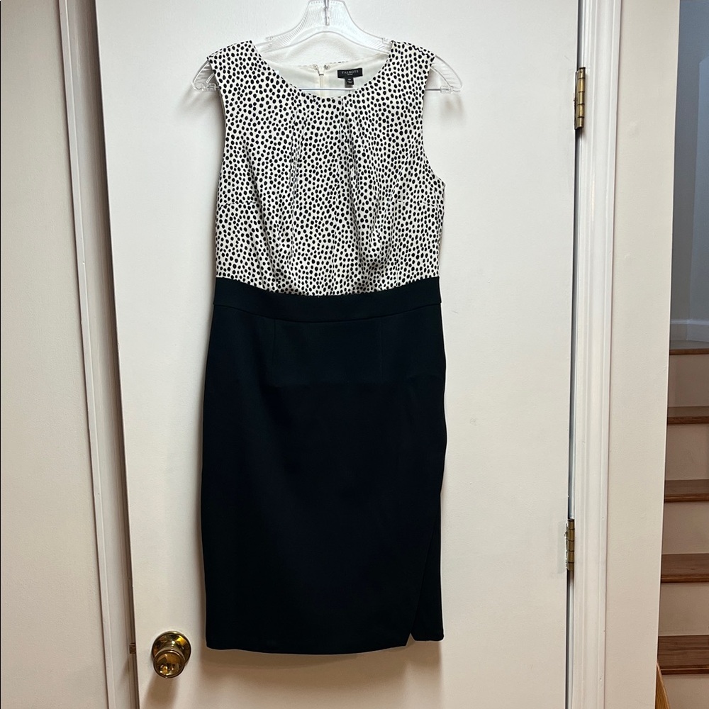 NWT Talbots Women’s polka dot print sheath dress